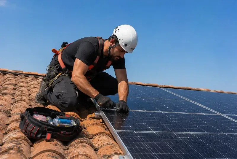 Maintenance et monitoring de panneaux solaires à Créon