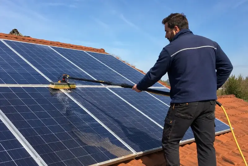 Nettoyage et entretien de panneaux solaires à Créon