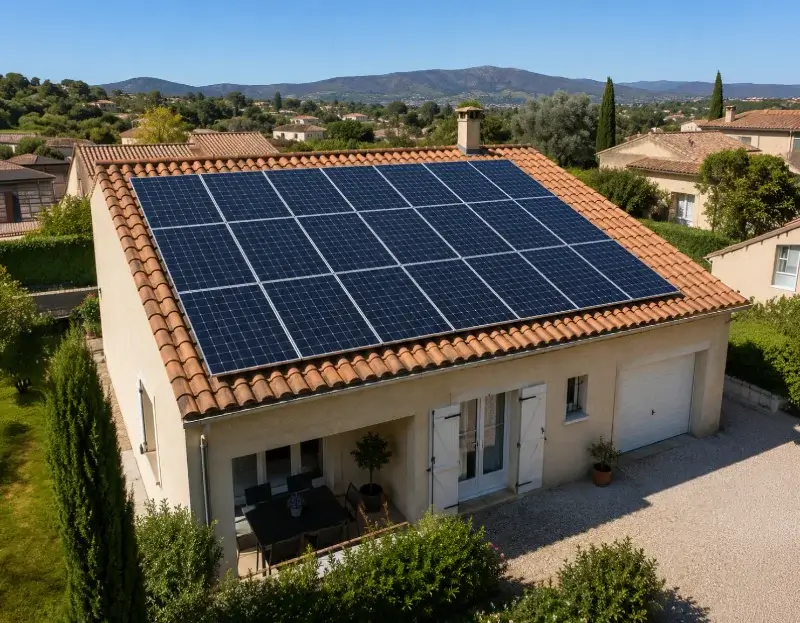 Prime à l'autoconsommation panneaux solaires Créon — aide financière de l'État